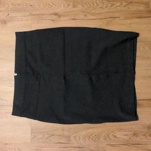 Dark Heather Grey Long Pencil Skirt